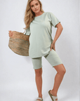 Loose Fit Top and Biker Shorts Co-ord Set - Toi ‘n’ Moi Ltd