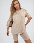 Loose Fit Top and Biker Shorts Co-ord Set - Toi ‘n’ Moi Ltd