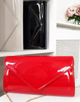 Patent Envelope Clutch Bag