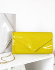 Patent Envelope Clutch Bag