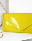 Patent Envelope Clutch Bag