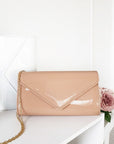 Patent Envelope Clutch Bag