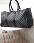 Checked Print Overnight Bag - Toi ‘n’ Moi Ltd