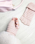 Knitted Finglerless Gloves