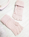 Knitted Finglerless Gloves