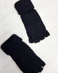 Knitted Finglerless Gloves