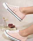 Platform Low Top Lace Up Trainers