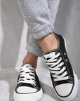 Platform Low Top Lace Up Trainers