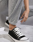 Platform Low Top Lace Up Trainers