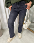 Straight Leg High Waist Jeans