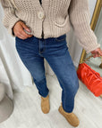 Straight Leg High Waist Jeans