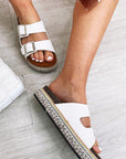 Embellished Buckle Sandals