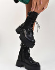 Block Heel Chunky Ankle Boots - Toi ‘n’ Moi Ltd