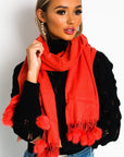 Pom Pom scarf