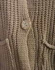 Chunky Cable Button Knit Cardigan - Toi ‘n’ Moi Ltd