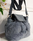 Faux Fur Shoulder Bag