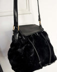 Faux Fur Shoulder Bag