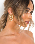 Crystal Hoop Earrings