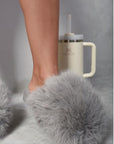 Fluffy Faux Fur Slippers
