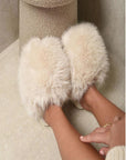 Fluffy Faux Fur Slippers