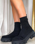 Chunky Sock Boots