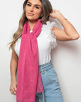 Sparkle Sequin Crinkle Wrap Scarf