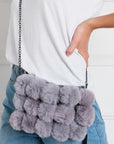 Cross Body Pom Pom Handbag