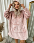 Oversized Fluffy Winter Blanket Hoodie
