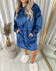 Oversized Fluffy Winter Blanket Hoodie