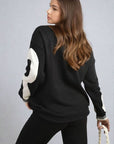 Amour Graphic Long Sleeve Knitted Jumper - Toi ‘n’ Moi Ltd