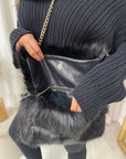 Fluffy Faux Fur Shoulder Bag