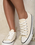 Low Top Lace up Trainers