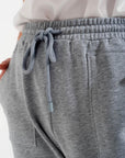 Joggers With Elastic Waist Band in Gray - Toi ‘n’ Moi Ltd