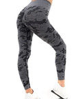 CAMOUFLAGE SEAMLESS LEGGINGS BLACK XL - Toi ‘n’ Moi Ltd