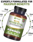 Vegan Vital Multivitamins and Minerals | 120 Vegan Multivitamin Capsule by Prowise Healthcare - Toi ‘n’ Moi Ltd