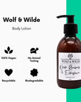 Wilde Rhubarb & Elderflower Luxury Body Lotion 250ML - Toi ‘n’ Moi Ltd