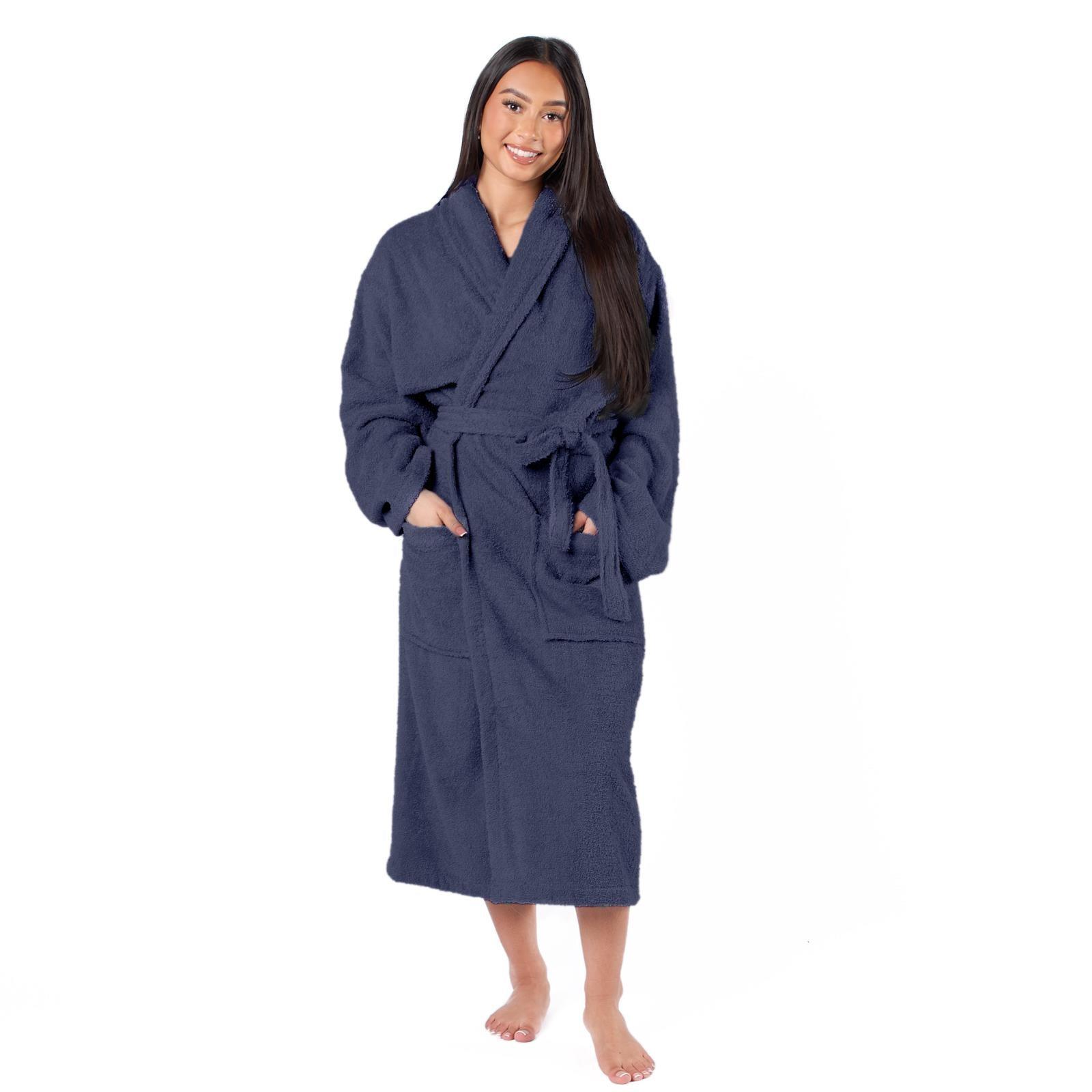 Brentfords Luxury 100% Cotton Bath Robe Terry Towel Soft Dressing Gown Unisex - Toi ‘n’ Moi Ltd
