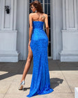 Lauren Blue Strapless Gown
