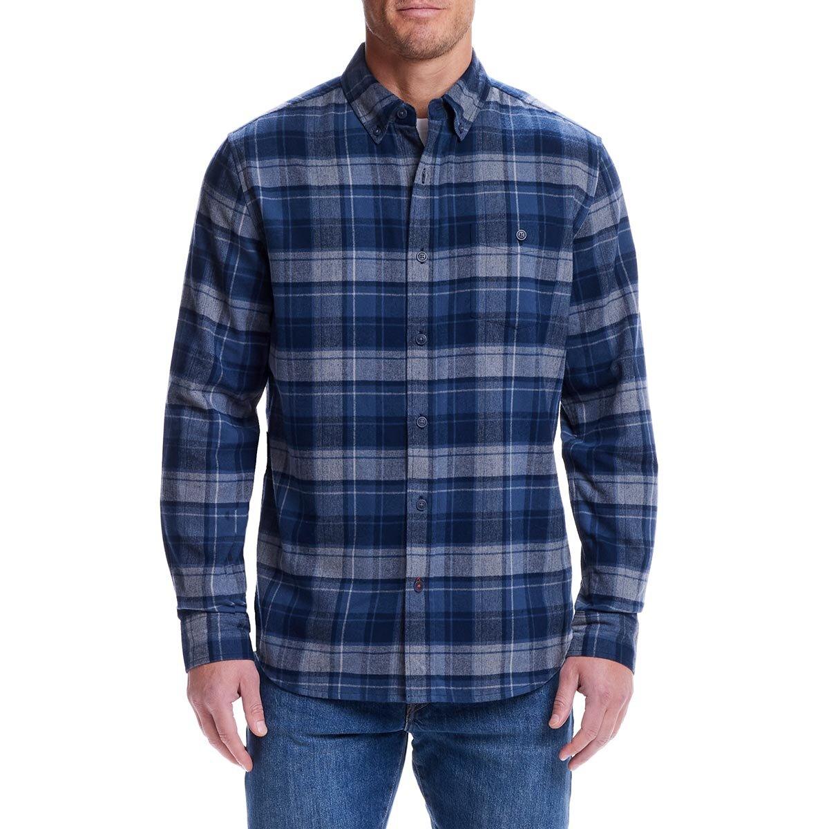Weatherproof Vintage Men'S Long Sleeve Flannel Shirt - Toi ‘n’ Moi Ltd