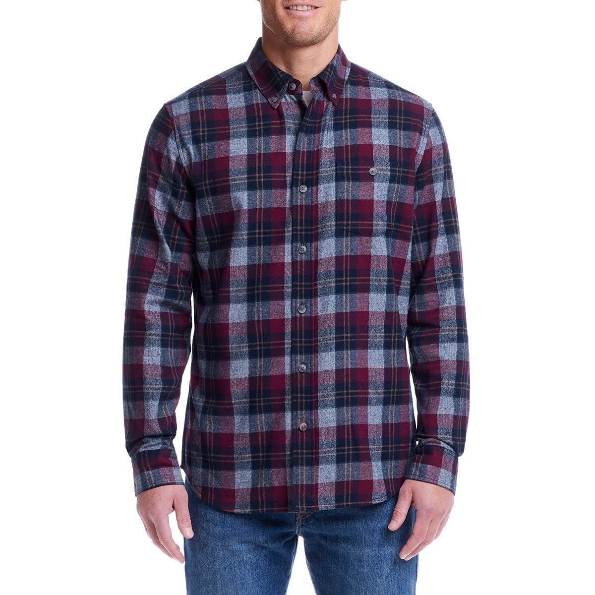 Weatherproof Vintage Men'S Long Sleeve Flannel Shirt - Toi ‘n’ Moi Ltd