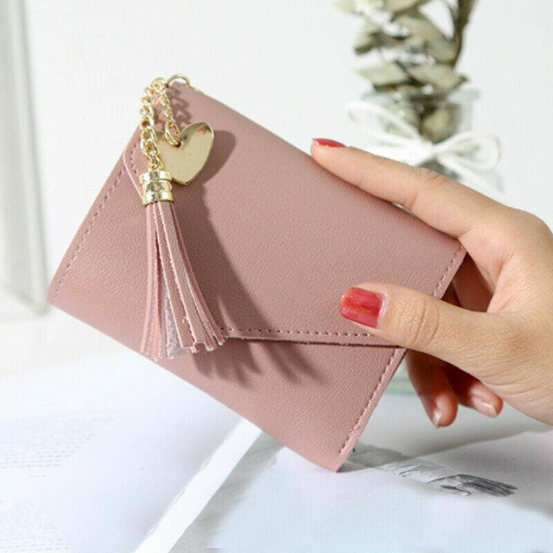 Women Ladies Leather Small Mini Wallet Card Key Holder Cash Coin Purse Clutchbag - Toi ‘n’ Moi Ltd