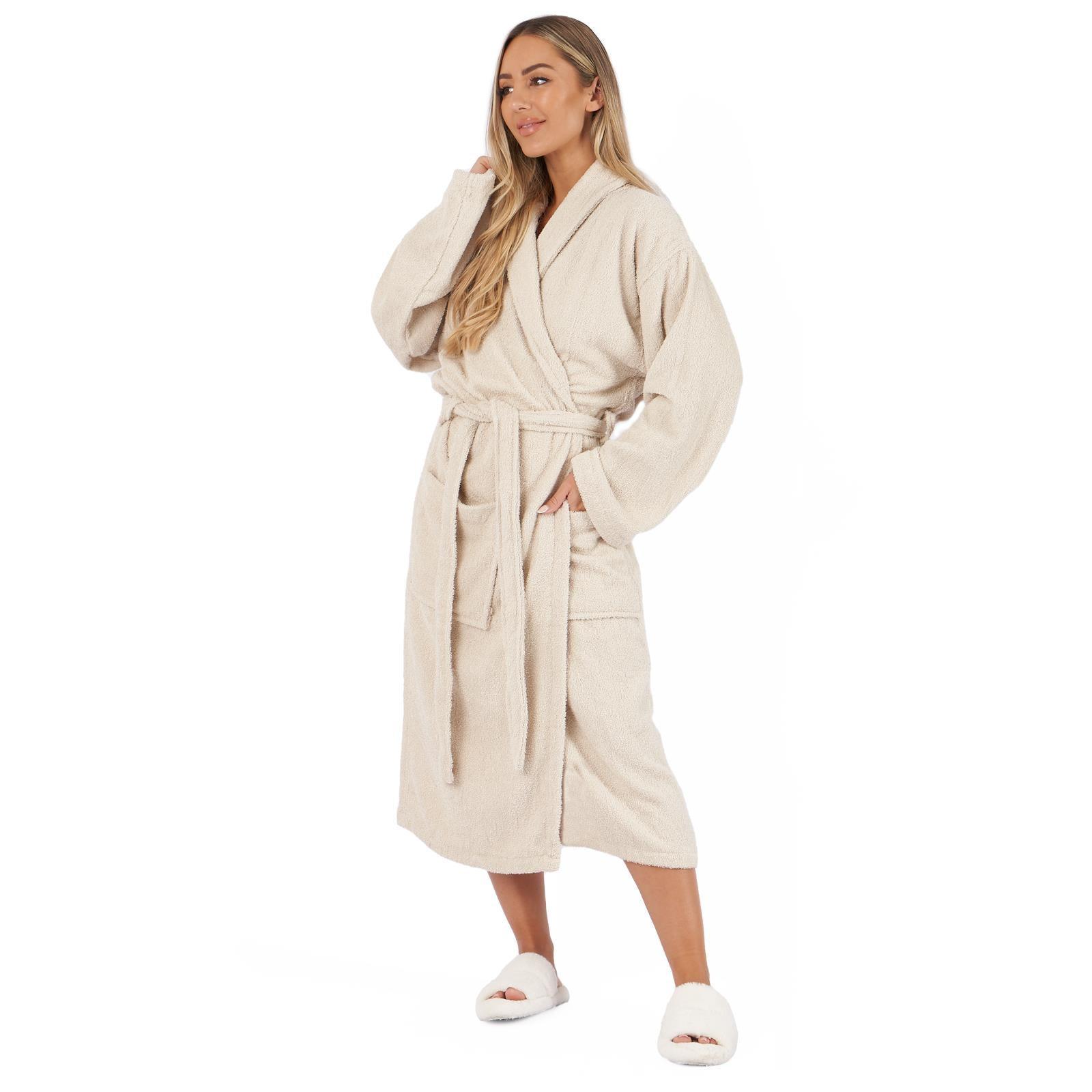 Brentfords Luxury 100% Cotton Bath Robe Terry Towel Soft Dressing Gown Unisex - Toi ‘n’ Moi Ltd