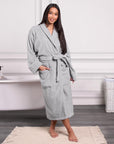 Brentfords Luxury 100% Cotton Bath Robe Terry Towel Soft Dressing Gown Unisex - Toi ‘n’ Moi Ltd