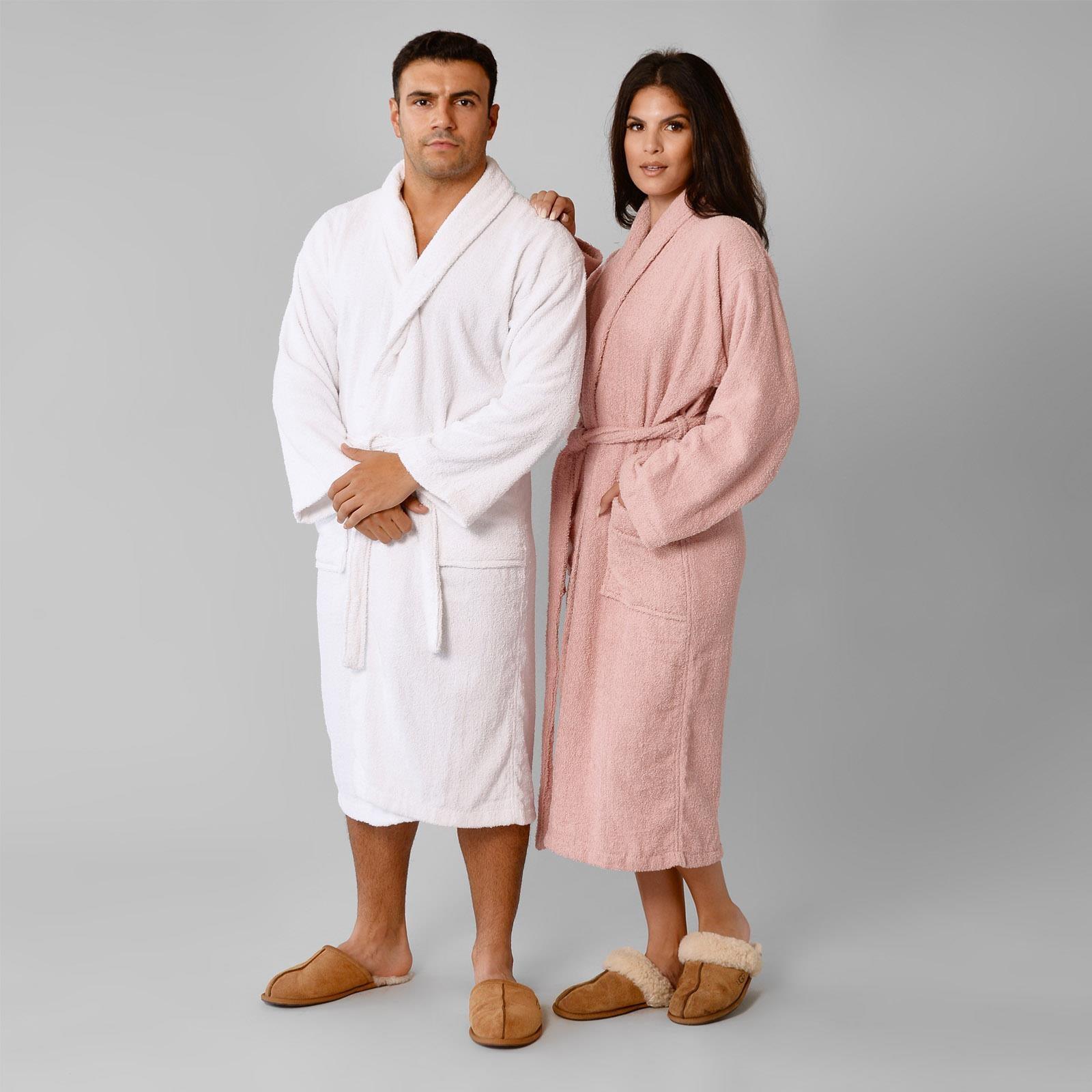 Brentfords Luxury 100% Cotton Bath Robe Terry Towel Soft Dressing Gown Unisex - Toi ‘n’ Moi Ltd