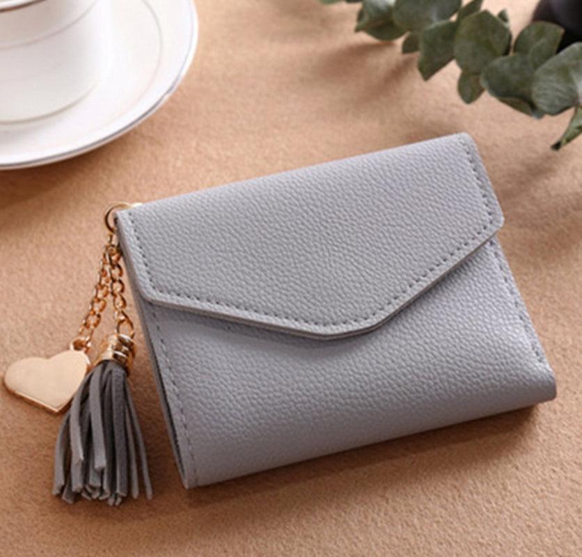 Women Ladies Leather Small Mini Wallet Card Key Holder Cash Coin Purse Clutchbag - Toi ‘n’ Moi Ltd