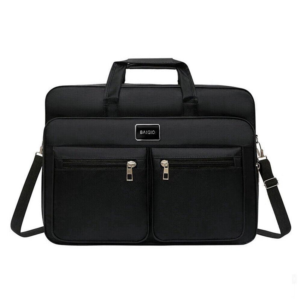 Men Shoulder Messenger Bag Waterproof Travel Business Work Laptop Bag Briefcase - Toi ‘n’ Moi Ltd