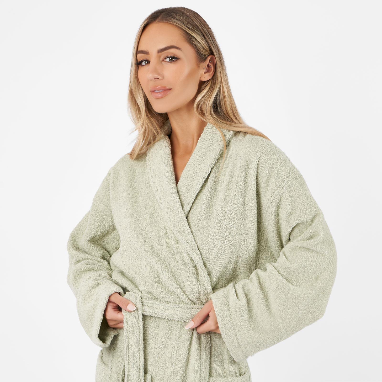 Brentfords Luxury 100% Cotton Bath Robe Terry Towel Soft Dressing Gown Unisex - Toi ‘n’ Moi Ltd