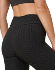 OHS Honeycomb Leggings Push up High Waist Gym Yoga Women Anti-Cellulite Pants UK - Toi ‘n’ Moi Ltd