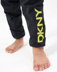 DKNY Kids Pyjama 2 Piece Set in Black - Toi ‘n’ Moi Ltd