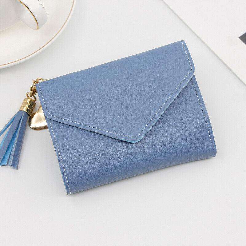 Women Ladies Leather Small Mini Wallet Card Key Holder Cash Coin Purse Clutchbag - Toi ‘n’ Moi Ltd